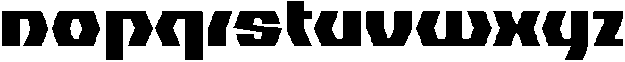 Rakd otf (400) Font LOWERCASE