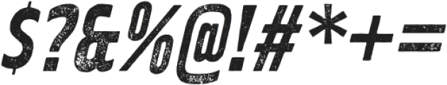 Rakesly Iron Bold Italic otf (700) Font OTHER CHARS