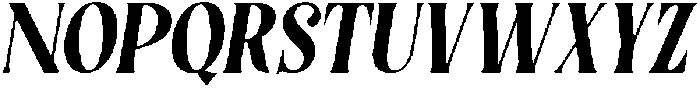 Rakizen Bisrony Italic otf (400) Font UPPERCASE