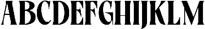 Rakizen Bisrony Regular otf (400) Font UPPERCASE