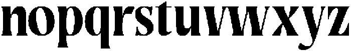 Rakizen Bisrony Regular otf (400) Font LOWERCASE