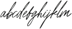 RaleighHandwriting-Regular otf (400) Font LOWERCASE