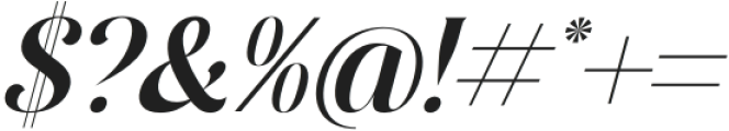 Raligosh Mendophelia Serif Italic otf (400) Font OTHER CHARS