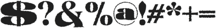 Ralko Rough Regular otf (400) Font OTHER CHARS