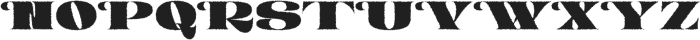 Ralko Rough Regular otf (400) Font UPPERCASE