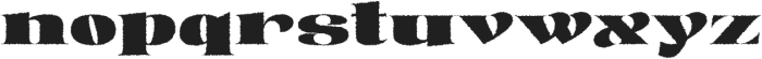 Ralko Rough Regular otf (400) Font LOWERCASE