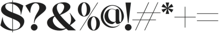 Rallia Regular otf (400) Font OTHER CHARS
