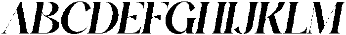 Ralrest Italic otf (400) Font UPPERCASE