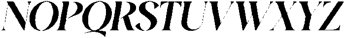 Ralrest Italic otf (400) Font UPPERCASE