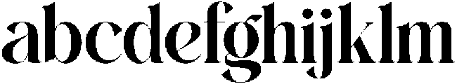 Ralrest Regular otf (400) Font LOWERCASE