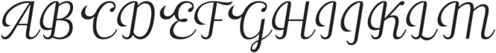 Ralsteda ExtraLight Italic otf (200) Font UPPERCASE