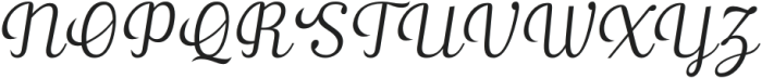 Ralsteda ExtraLight Italic otf (200) Font UPPERCASE