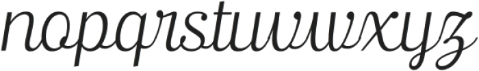 Ralsteda ExtraLight Italic otf (200) Font LOWERCASE