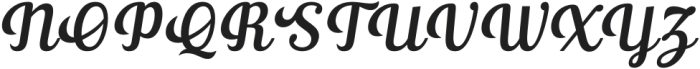 Ralsteda Italic otf (400) Font UPPERCASE