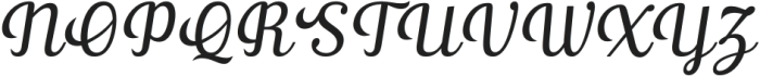 Ralsteda Light Italic otf (300) Font UPPERCASE