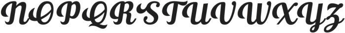 Ralsteda Medium Italic otf (500) Font UPPERCASE