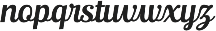 Ralsteda Medium Italic otf (500) Font LOWERCASE