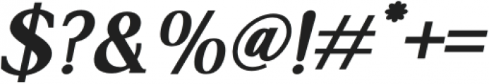 Raluxe-BoldItalic otf (700) Font OTHER CHARS