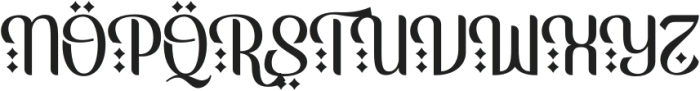 Ramadanish-Regular otf (400) Font UPPERCASE