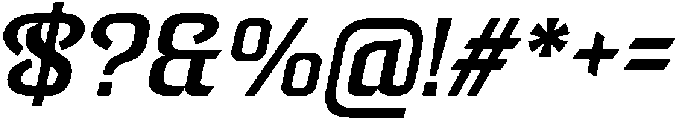 Ramangan Italic otf (400) Font OTHER CHARS