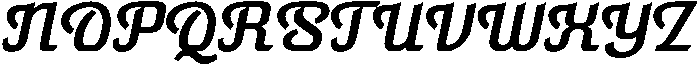 Ramangan Italic otf (400) Font UPPERCASE