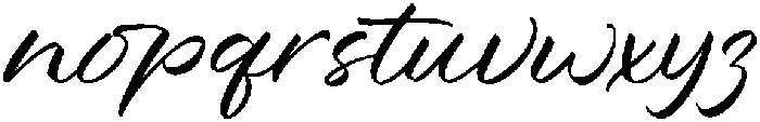 Ramashynta otf (400) Font LOWERCASE