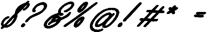 Ramblin Rose Script Bold Slant otf (700) Font OTHER CHARS
