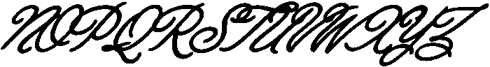Ramblin Rose Script Bold Slant otf (700) Font UPPERCASE