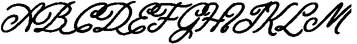 Ramblin Rose Script Bold otf (700) Font UPPERCASE