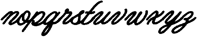 Ramblin Rose Script Bold otf (700) Font LOWERCASE
