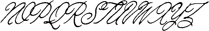 Ramblin Rose Script Light Slant otf (300) Font UPPERCASE