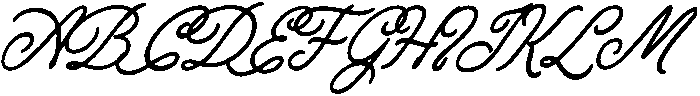 Ramblin Rose Script Regular otf (400) Font UPPERCASE