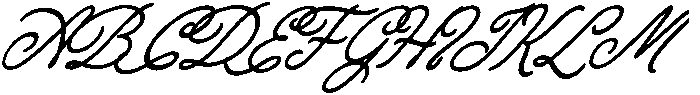 Ramblin Rose Script Slant otf (400) Font UPPERCASE