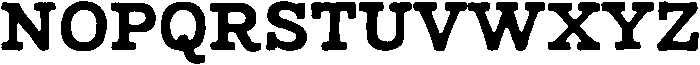 Ramblin Rose Slab Regular otf (400) Font UPPERCASE