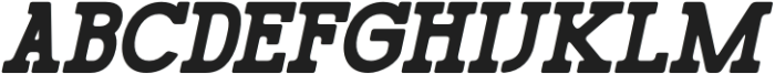 Rambone Italic otf (400) Font UPPERCASE