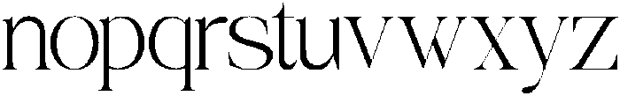 Rameena Regular otf (400) Font LOWERCASE