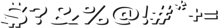 Ramenson SerifShadow otf (400) Font OTHER CHARS