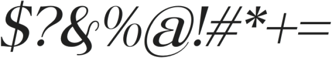 Ramesha-Italic otf (400) Font OTHER CHARS