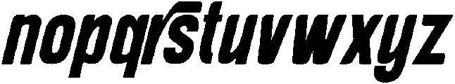 Ramidry Italic otf (400) Font LOWERCASE