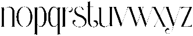 Ramlyn otf (400) Font LOWERCASE