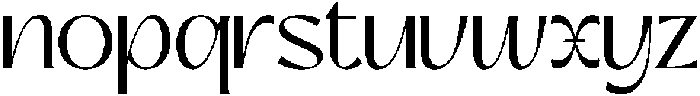 Ramole otf (400) Font LOWERCASE