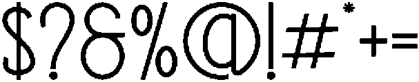 Ramone Regular otf (400) Font OTHER CHARS