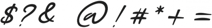 Ramone Script Bold Italic otf (700) Font OTHER CHARS