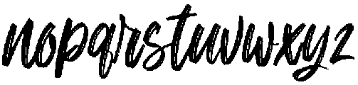 Rampage Regular otf (400) Font LOWERCASE