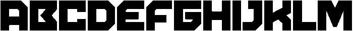 Rampage Regular otf (400) Font UPPERCASE