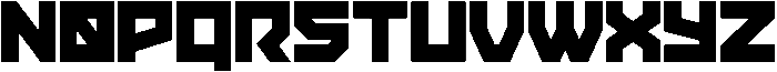 Rampage Regular otf (400) Font LOWERCASE