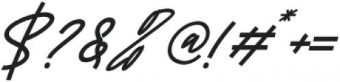 Ramsay Italic otf (400) Font OTHER CHARS