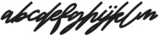 Ramsay Italic otf (400) Font LOWERCASE