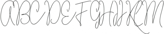 Ramsey Signature Regular ttf (400) Font UPPERCASE
