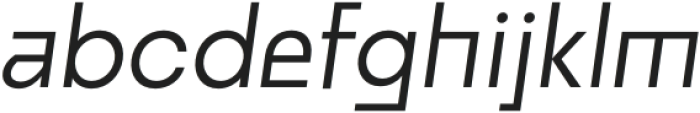 Ranberg Italic otf (400) Font LOWERCASE